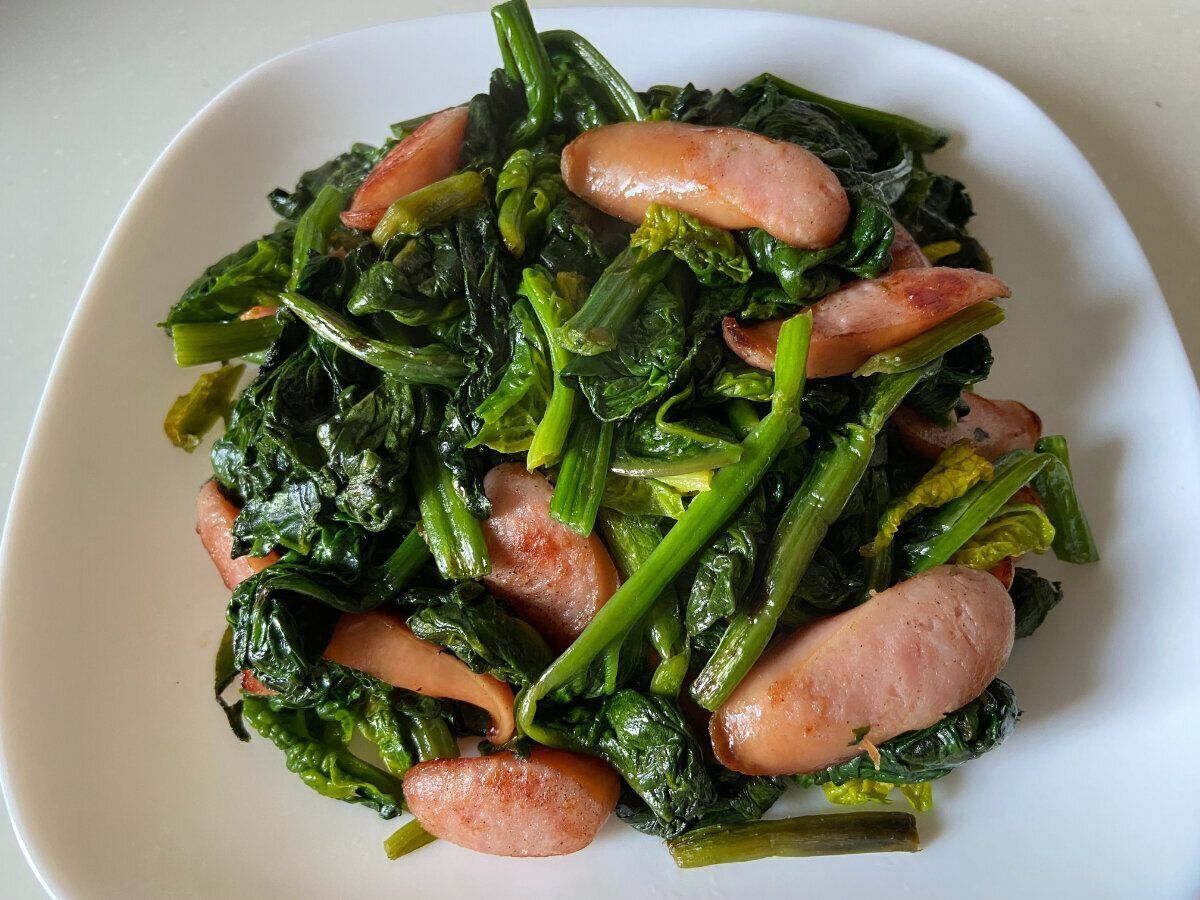 ほうれん草ウインナー