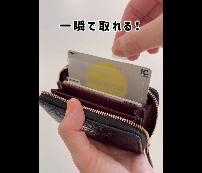 【セリア】1秒で財布から出せる！カードホルダー