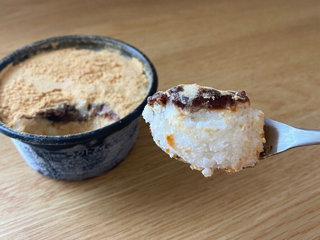 白州名水かき氷Premiumやわらか練乳氷香ばしきなこ