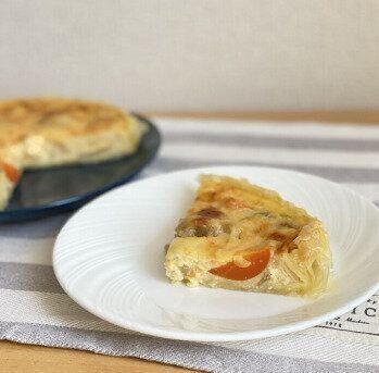 シチューリメイク！簡単キッシュ