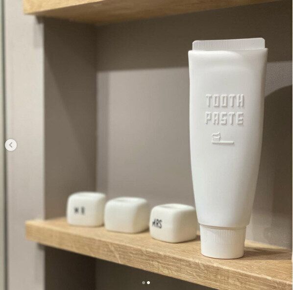 【セリア】ホテルライクへの第一歩！歯磨き粉カバーで生活感ゼロへ