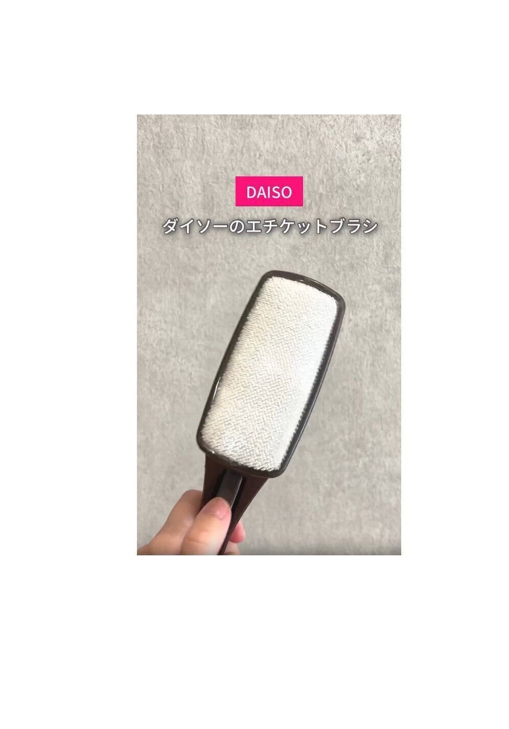 【ダイソー】コスパ最強！エチケットブラシのじゃない使い方