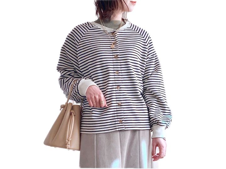 しまむら 春はやっぱりボーダー柄が着たい ヘビロテ間違いなしのボーダー柄カーディガン サンキュ しまむら 春はやっぱりボーダー柄が着たい ヘビロテ間違いなしのボーダー柄カーディガン サンキュ