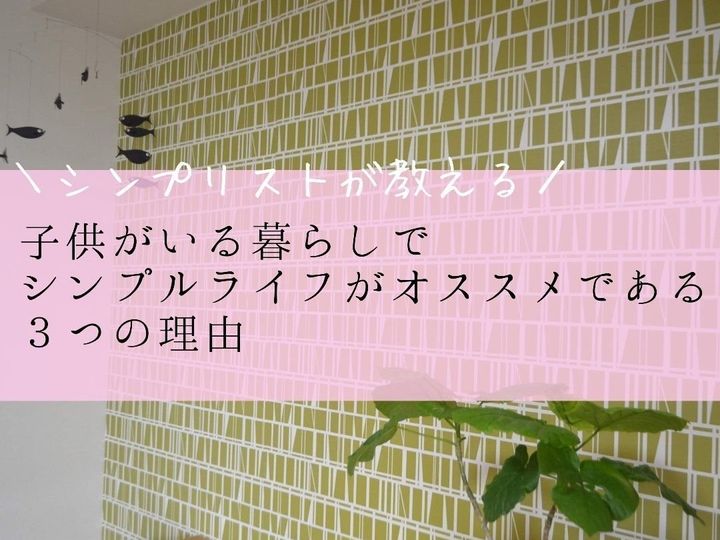 子どもがいる生活だからこそ シンプルライフ を薦めたい3つの理由 サンキュ 子どもがいる生活だからこそ シンプルライフ を薦めたい3つの理由 サンキュ