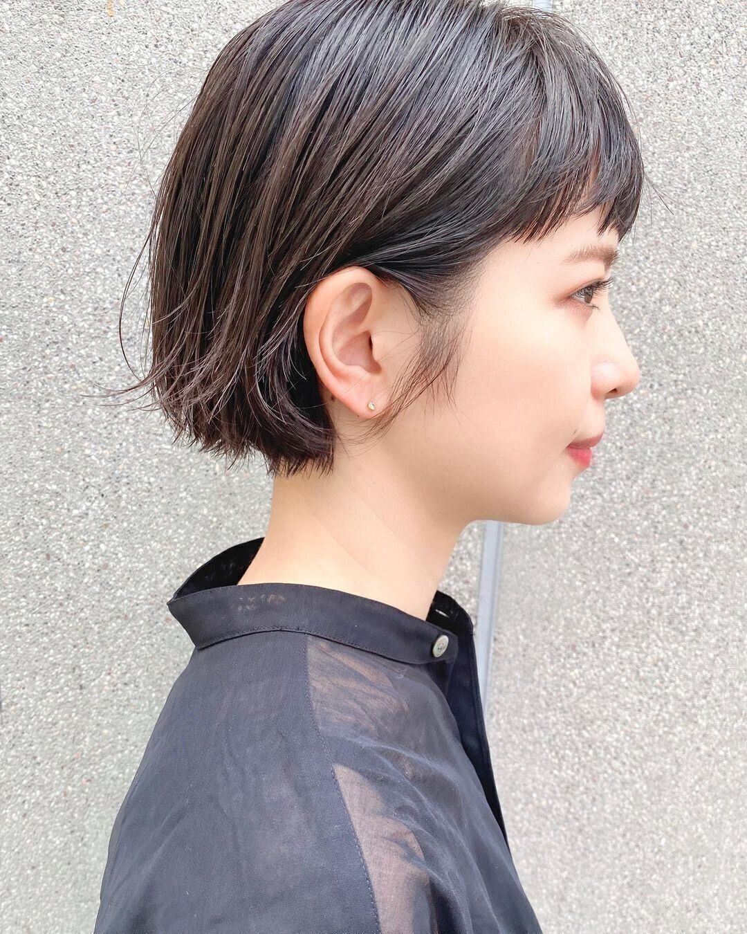 40代女性に似合うボブ！コンパクトでモードなミニボブ