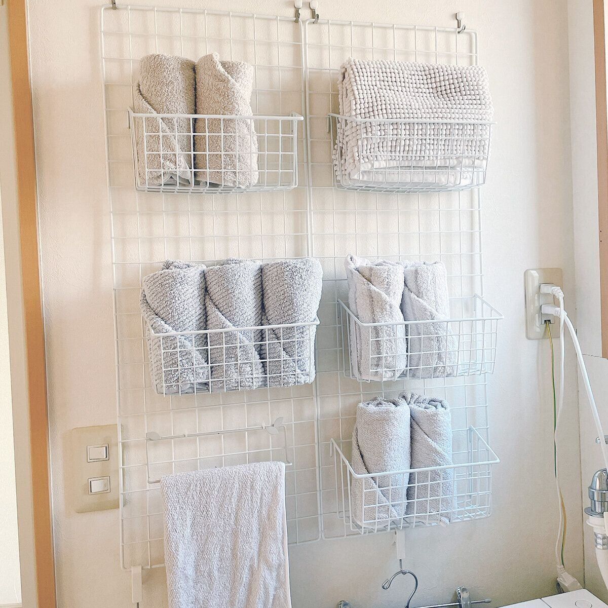 バスタオルは0、すべてフェイスタオル