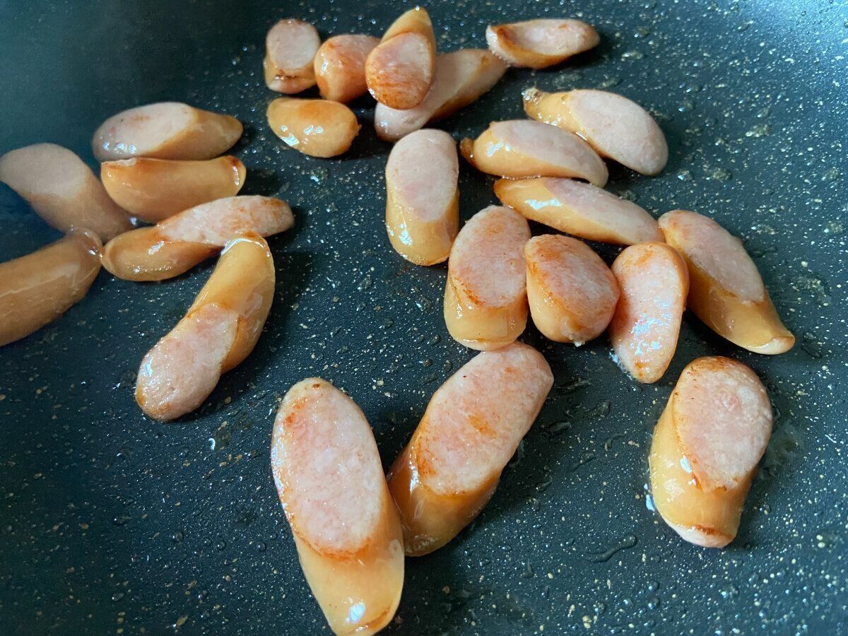 カットして焼く