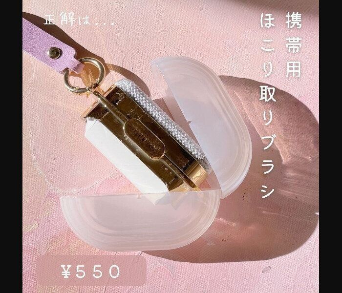【3COINS】もう手放せない！携帯用洋服ブラシ