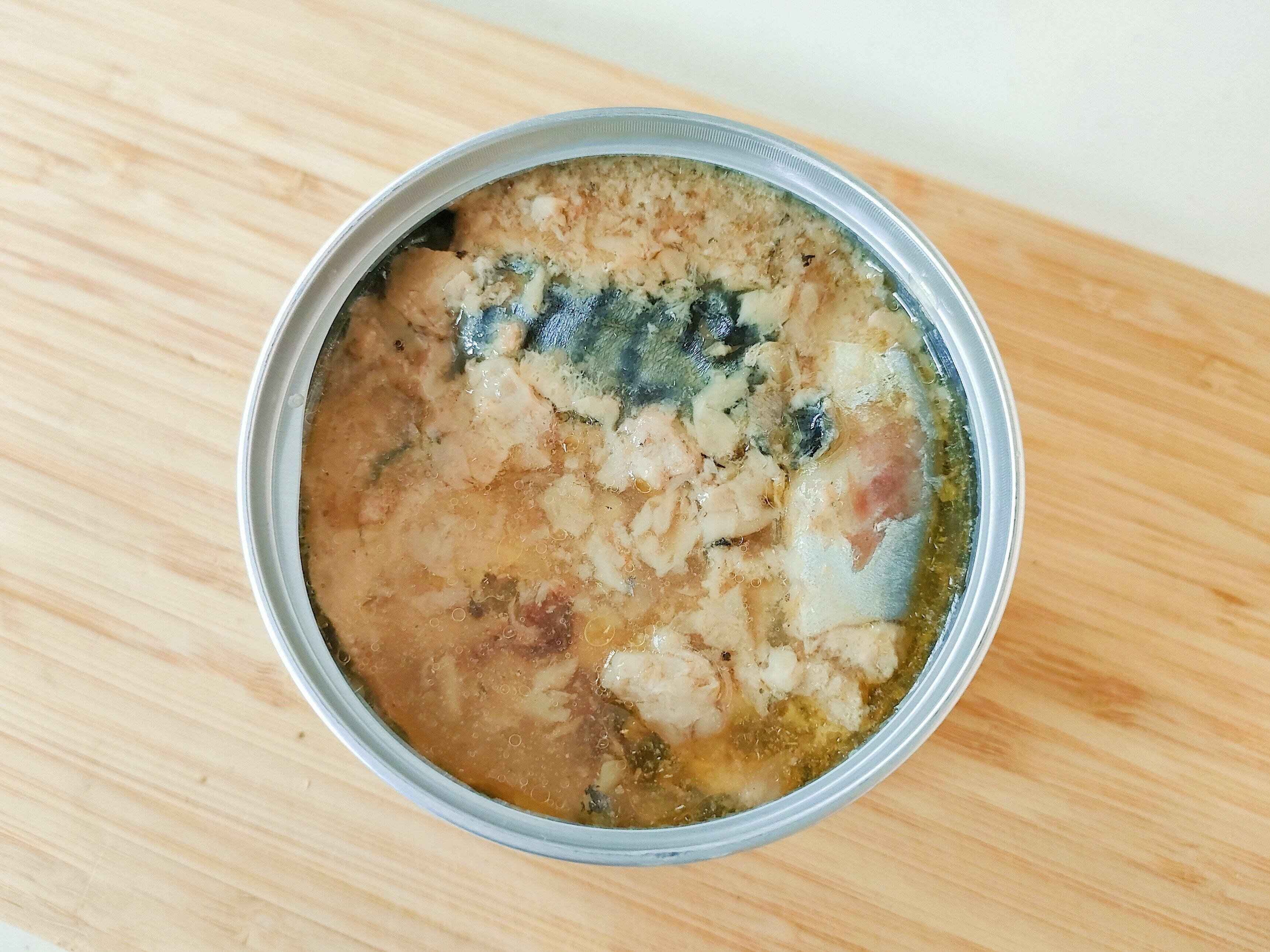 ノルウェー産さば缶の中身