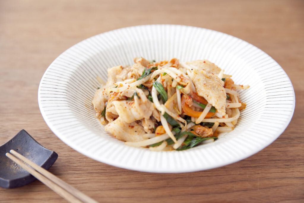 野菜たっぷり豚キムチ