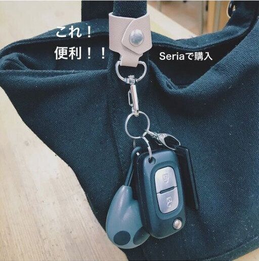 これほしい セリアのお役立ちアイテムで鍵の迷子知らず サンキュ