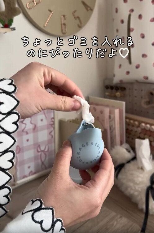 【ダイソー】ちょっとしたごみを入れるのにぴったり