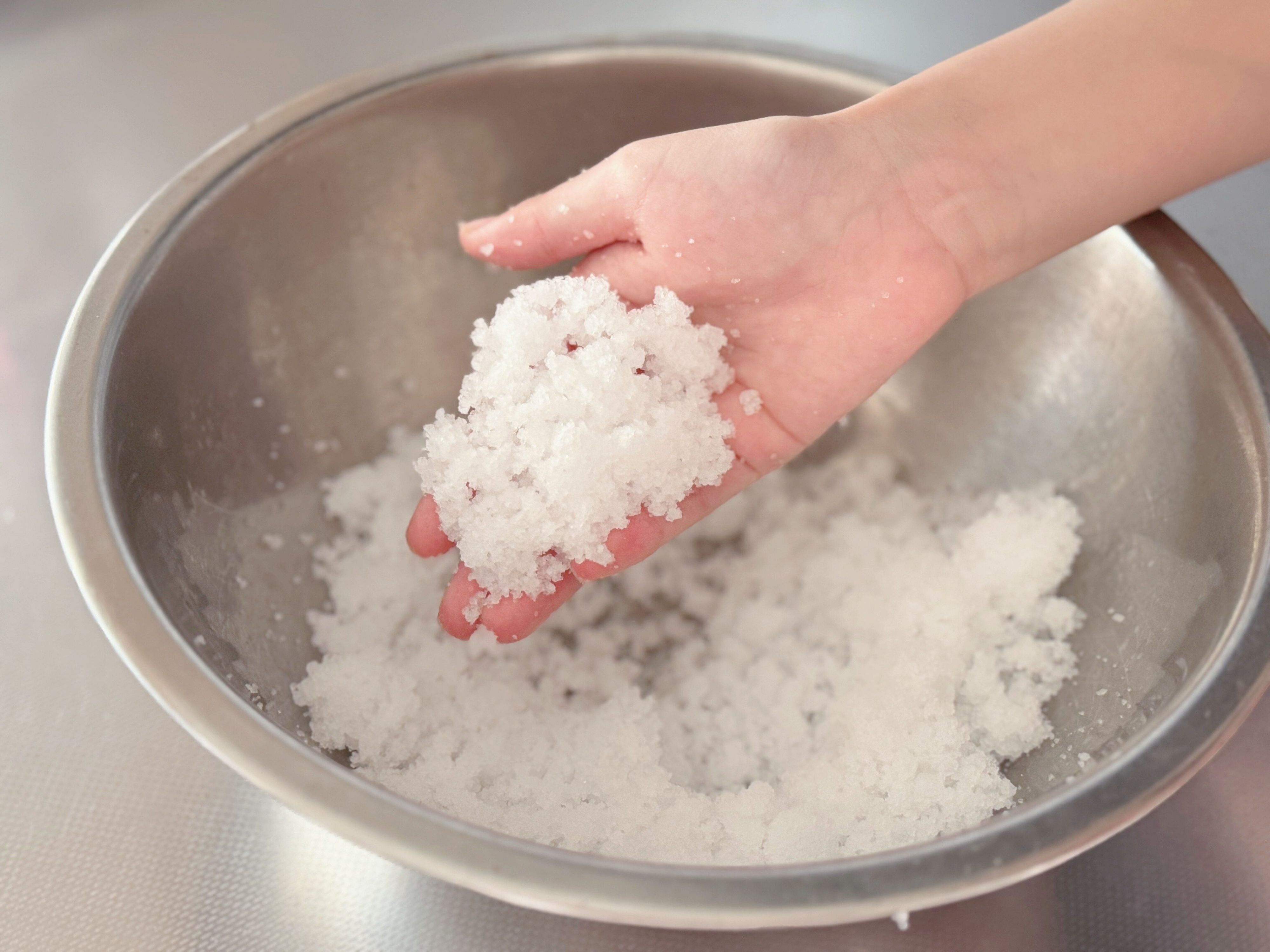 3．溶けない雪のもと