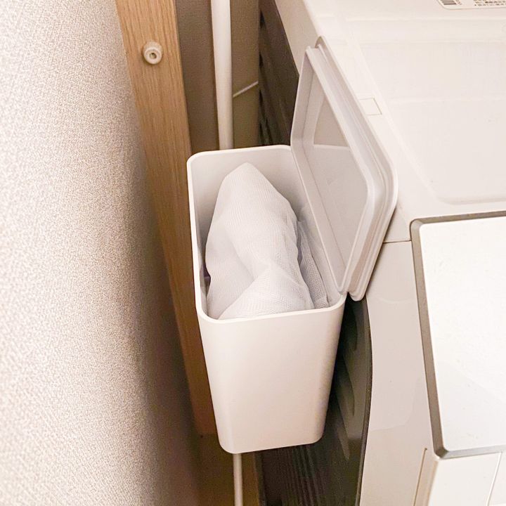 ニトリ 洗濯機周りのデッドスペースを有効活用 劇的にスッキリする収納術 サンキュ ニトリ 洗濯機周りのデッドスペースを有効活用 劇的にスッキリする収納術 サンキュ