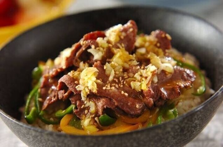 ガーリック牛タン丼