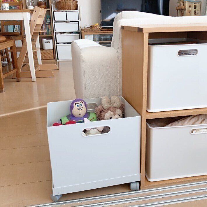 移動も楽！無印良品のファイルボックス