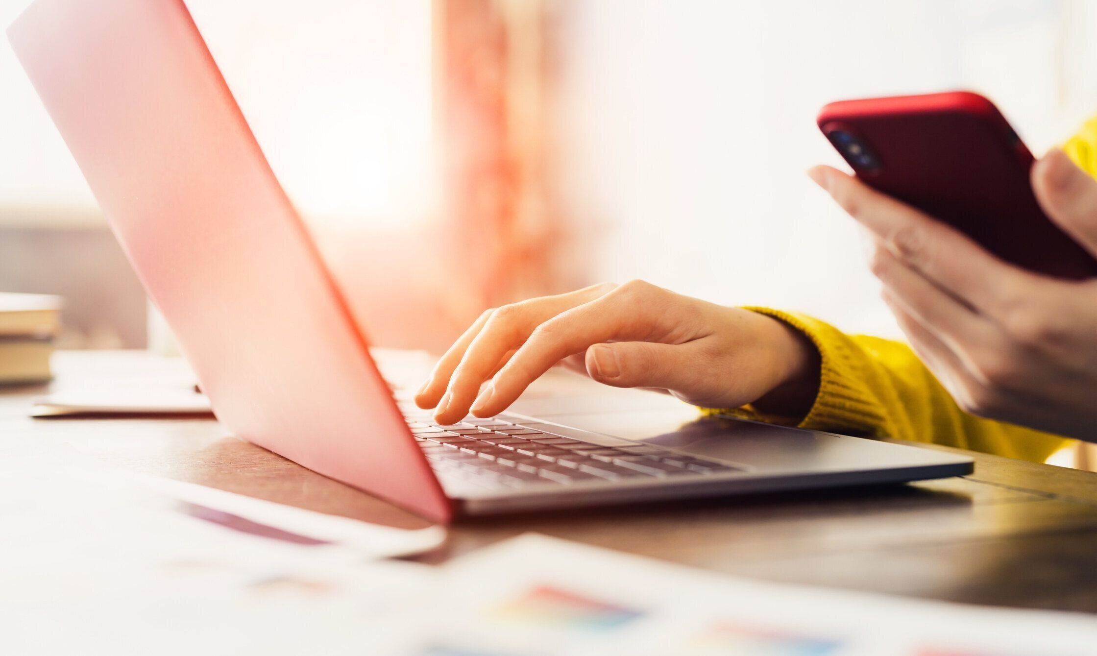 ビジネス ネットワークの概念。リモート作業。テレワーク。