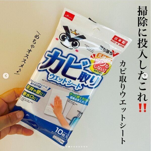 面倒なカビ取り掃除の救世主！刺激臭もないから手軽に使える