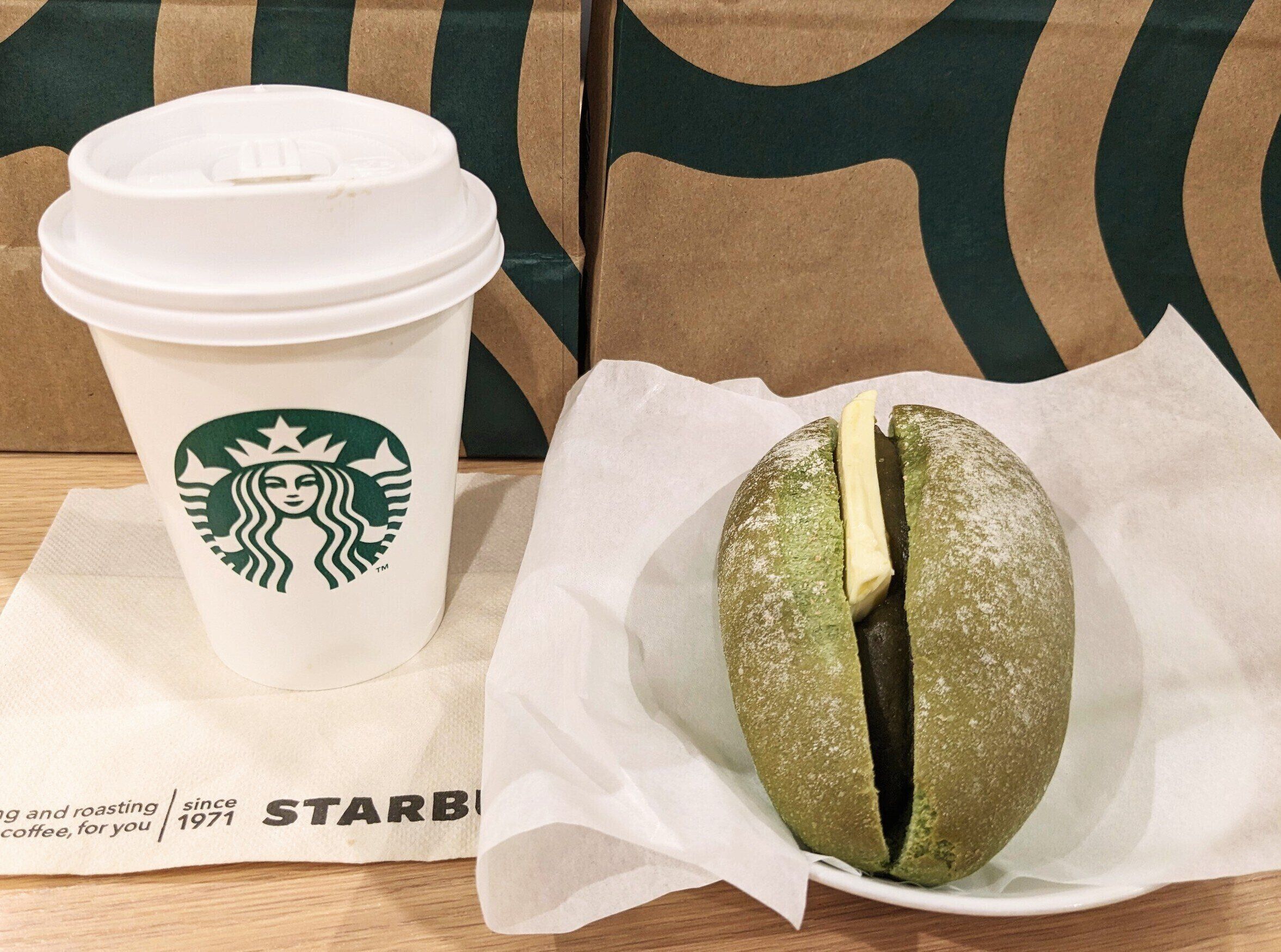 スターバックスコーヒー　抹茶あんバターサンド