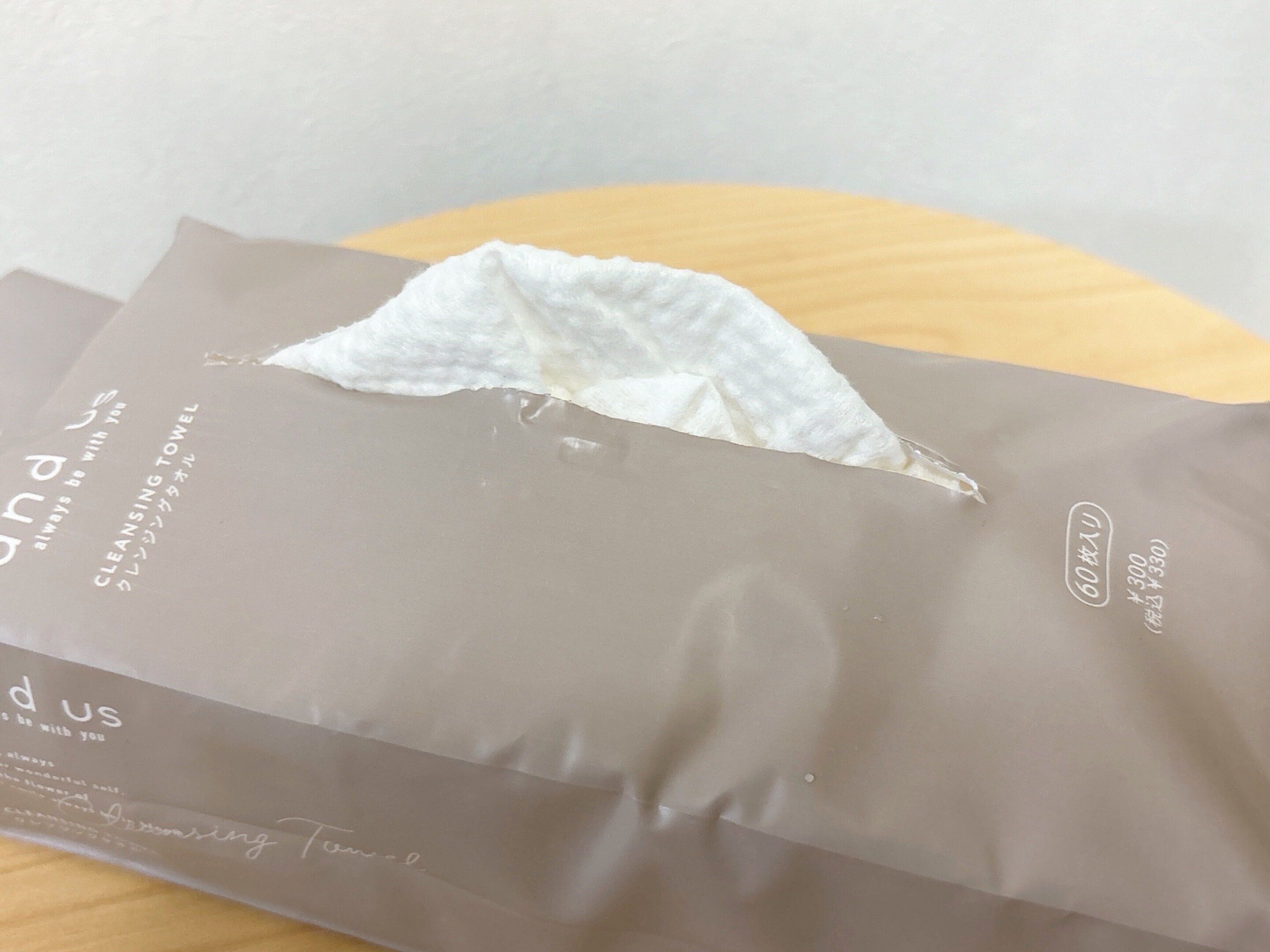 3COINSクレンジングタオル