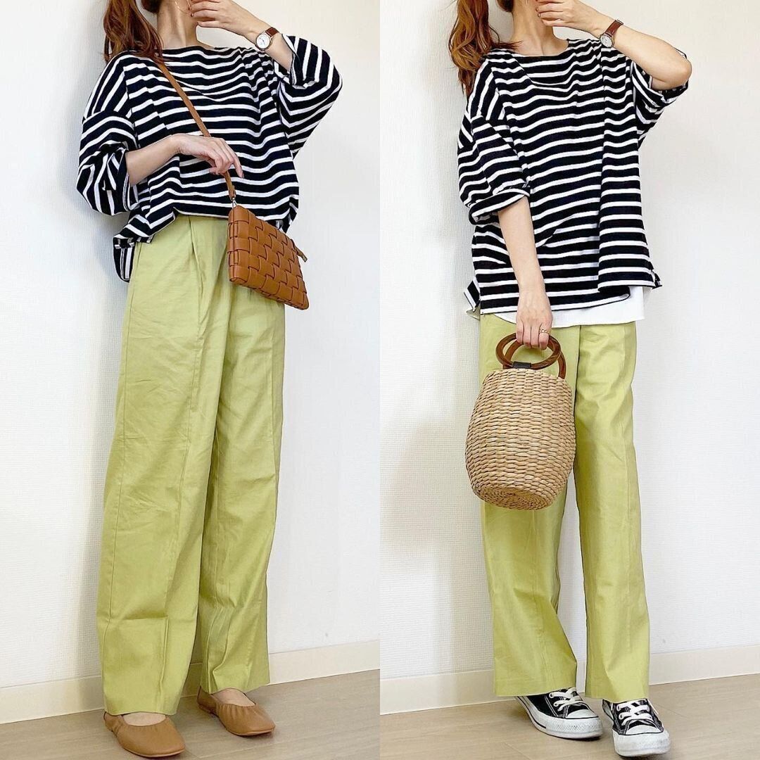 40代の ボーダーが似合わない を解決 アラフォーが着るべきボーダーコーデ サンキュ