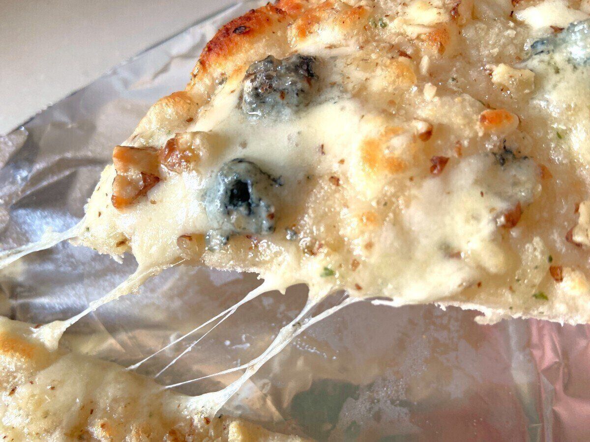 チーズが伸びる