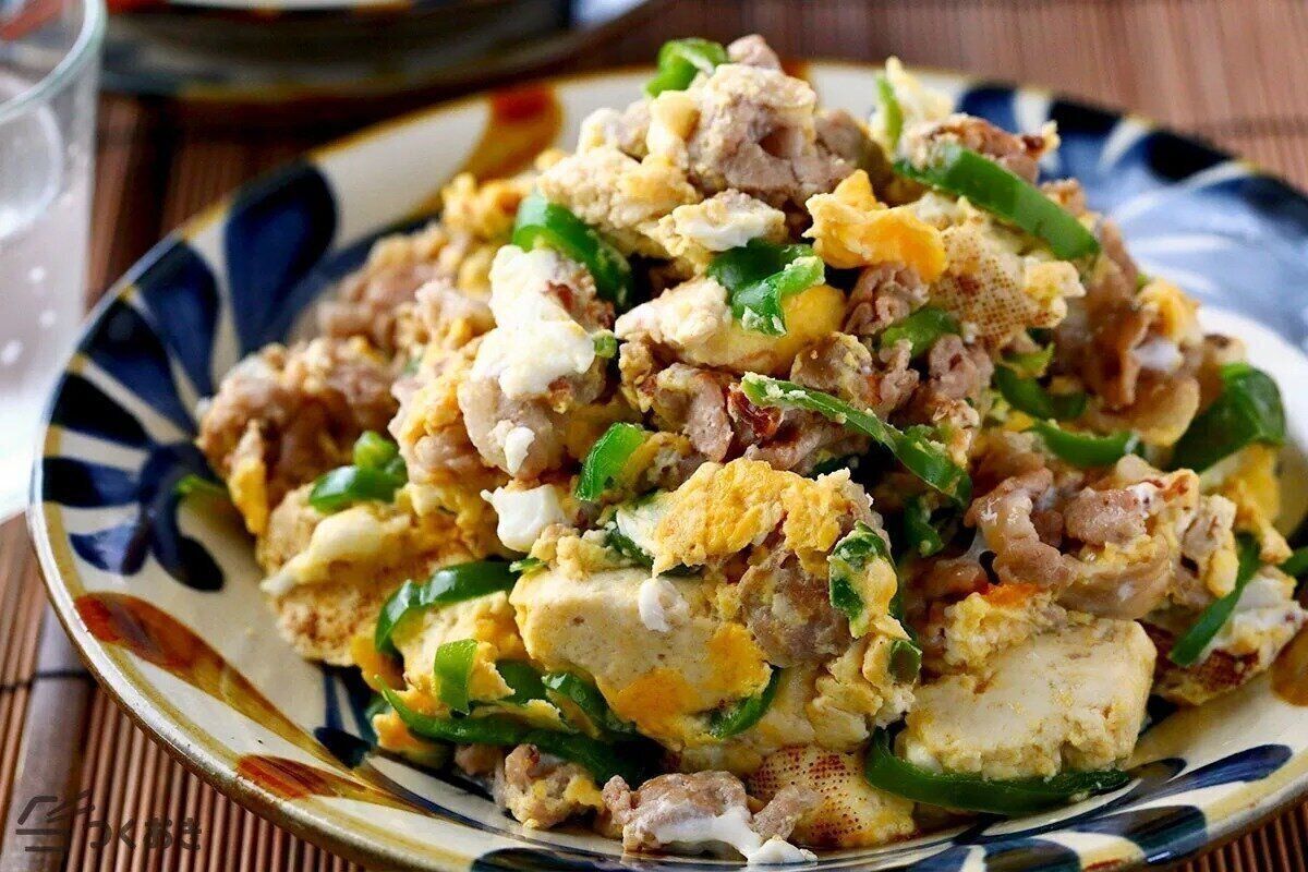 豚肉とピーマンのチャンプルー（豚肉薄切り）