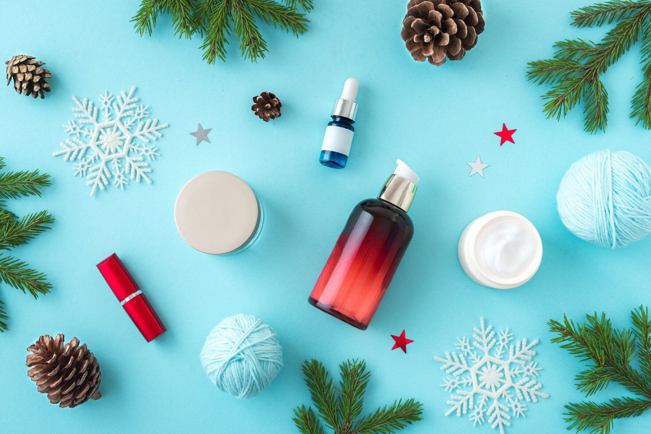 冬のスキンケア製品