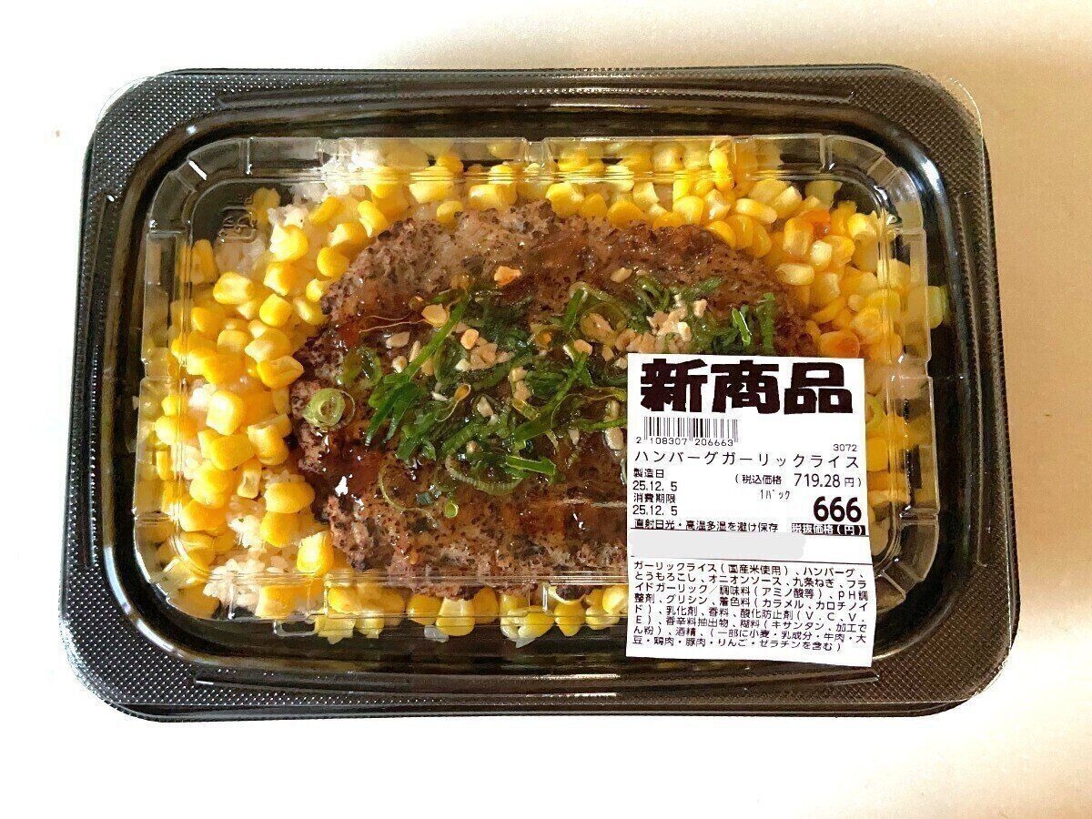 ハンバーグガーリックライス