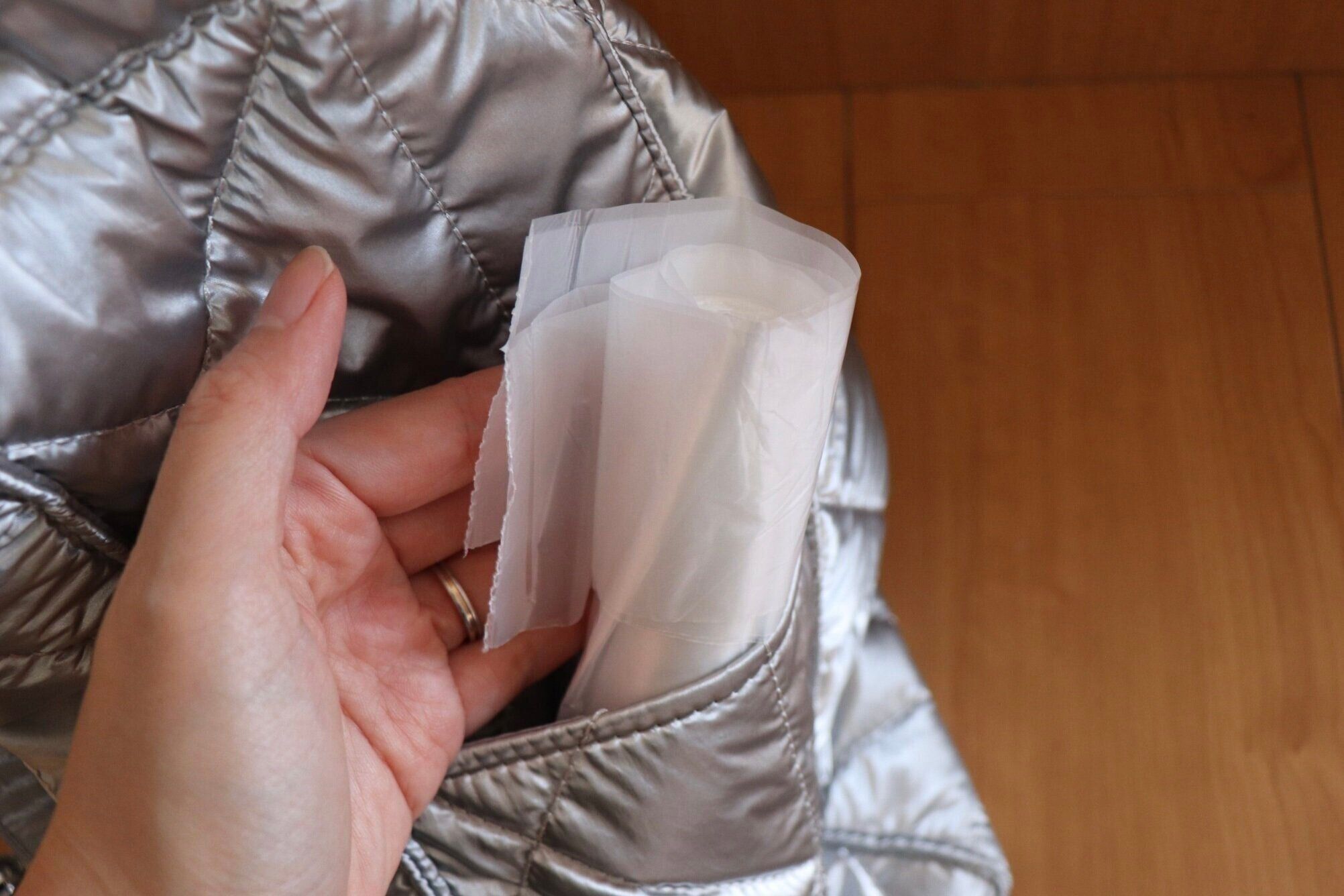 【セリア】ゴミ箱のセットがラクになる！セリアの手さげ袋