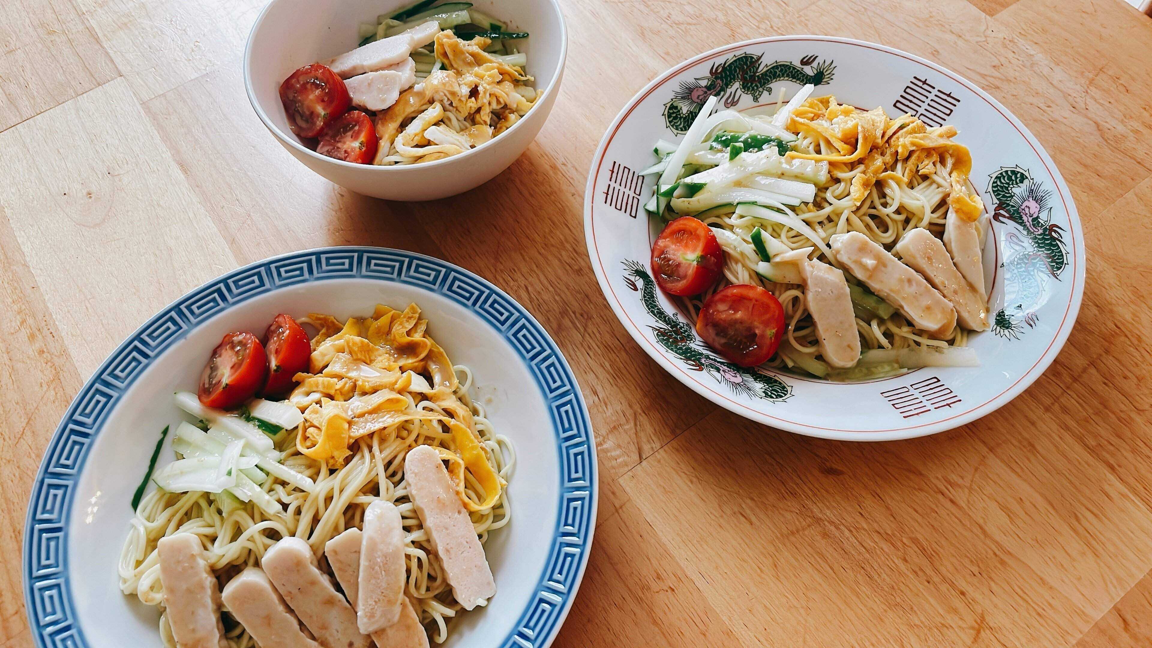 棒ラーメンで冷やし中華