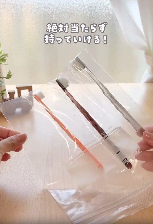 【セリア】歯ブラシの持ち運びにも大活躍