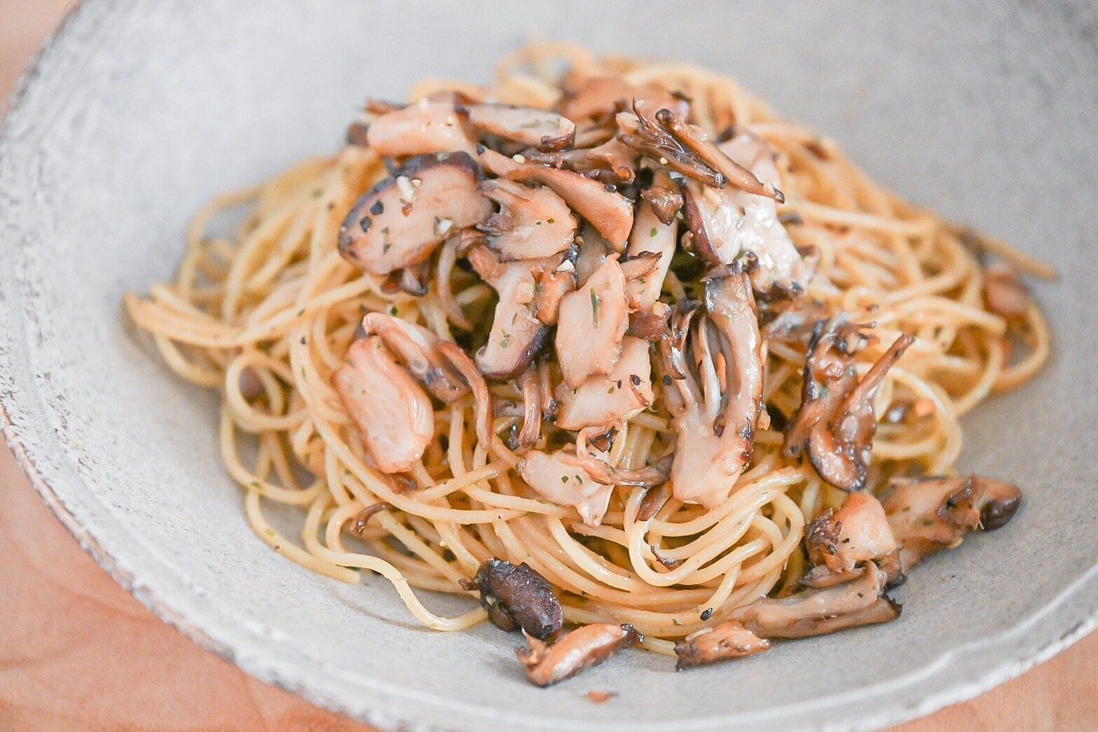 きのこのパスタ