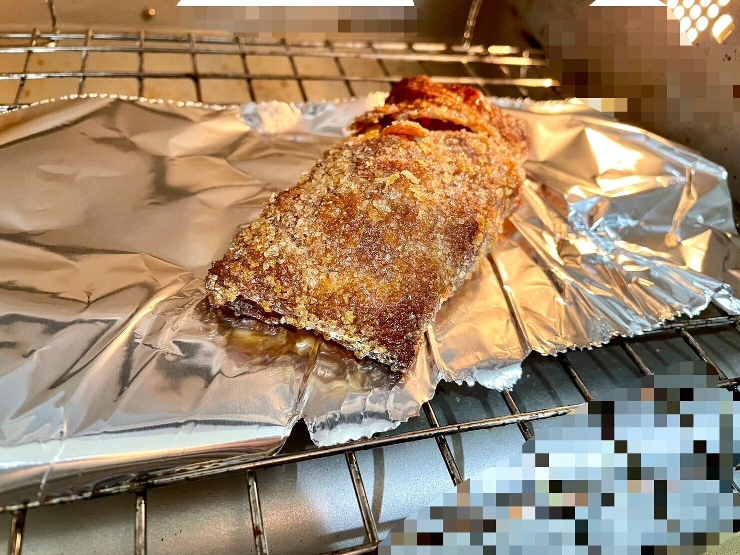 シャトレーゼ「むらさき芋のあんこもちパイ」リベイク写真