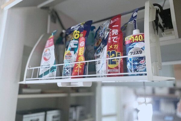 余裕のあるストック収納内