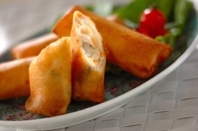 中華風クリーミー春巻き（春巻きの皮）