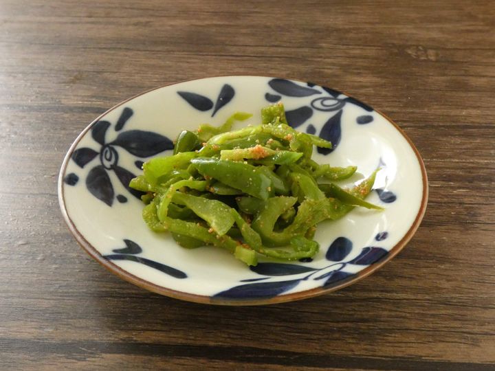 ピーマンのめんたい炒め