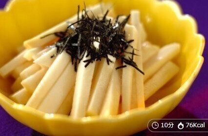  シャキシャキ！山芋のだししょうゆ和え