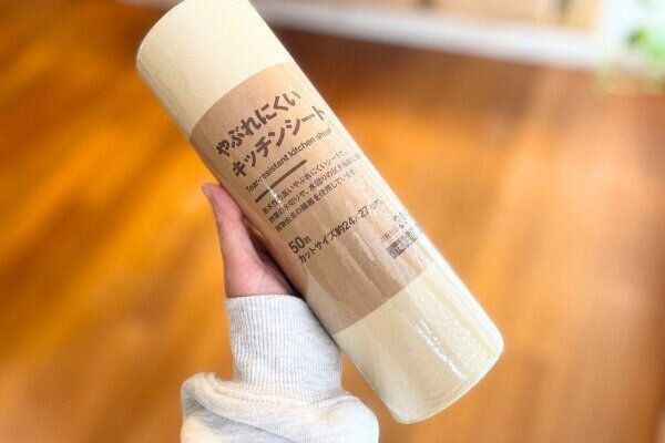 「無印良品」やぶれにくいキッチンシート　パッケージ