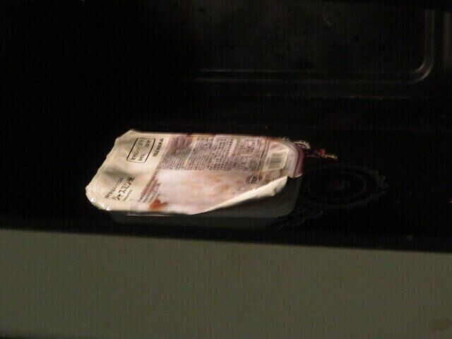 電子レンジで加熱