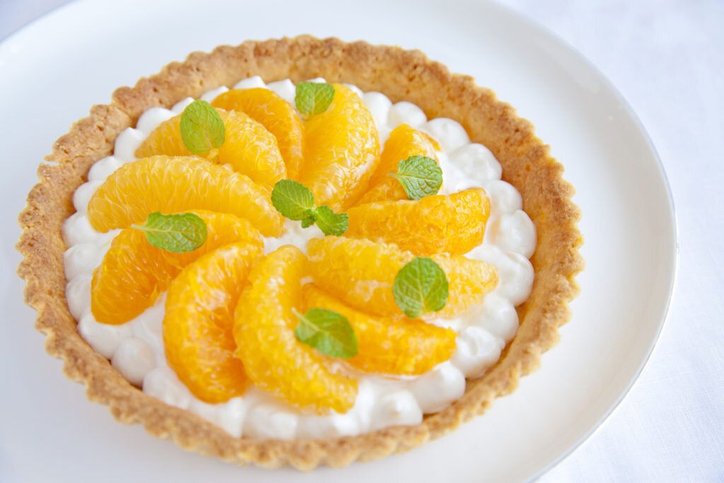 ヘルシーな柑橘タルト