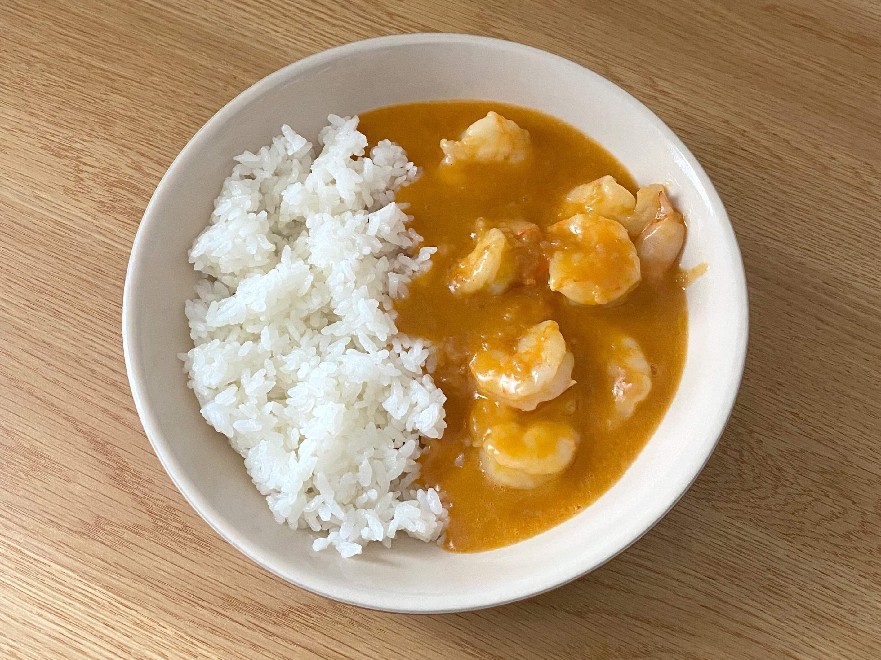 カマロン・サルサ　エビとバターのクリームソース