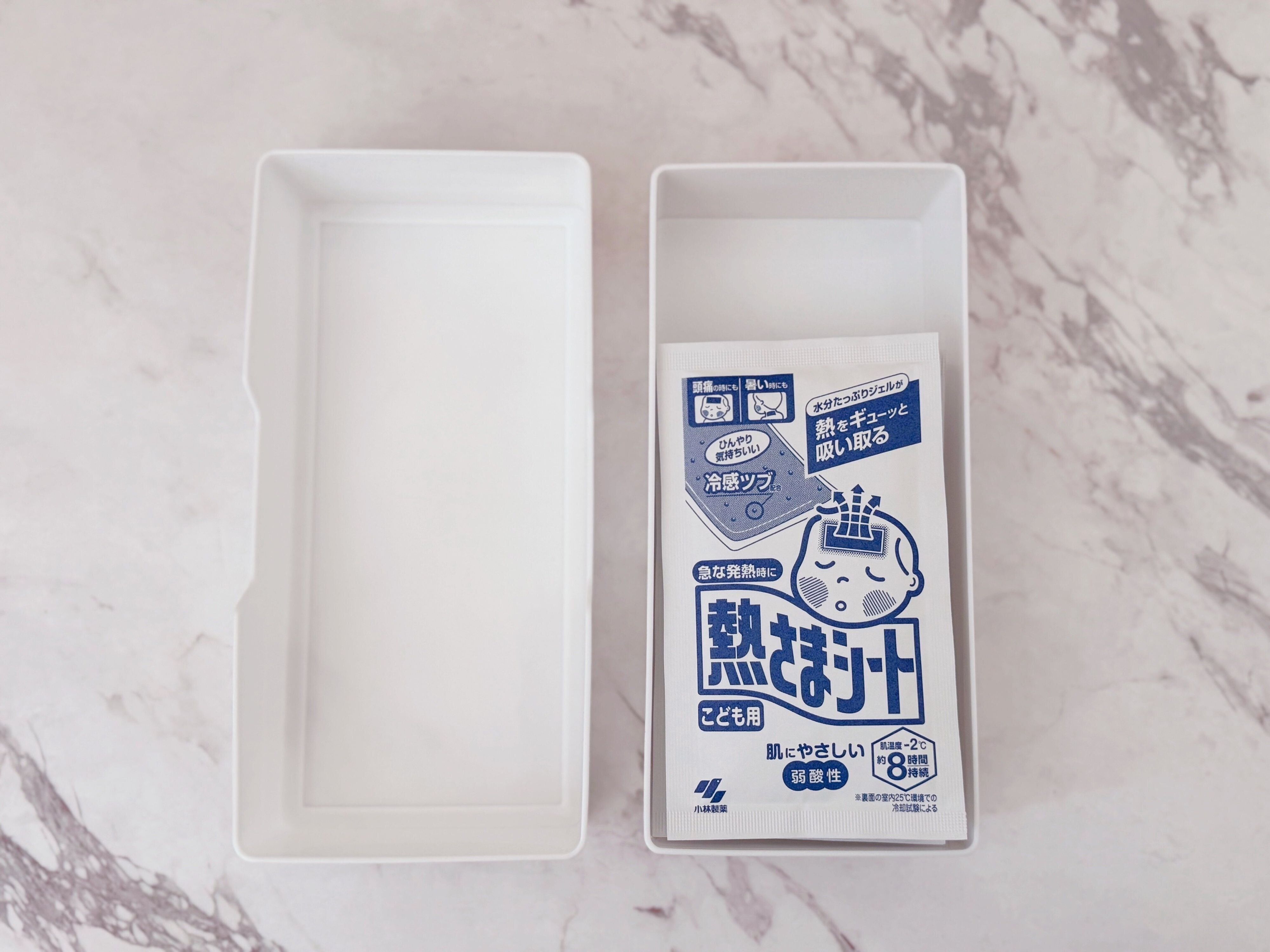 1．冷却シートの収納に