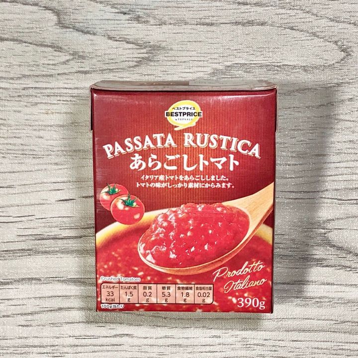 トップバリュあらごしトマト