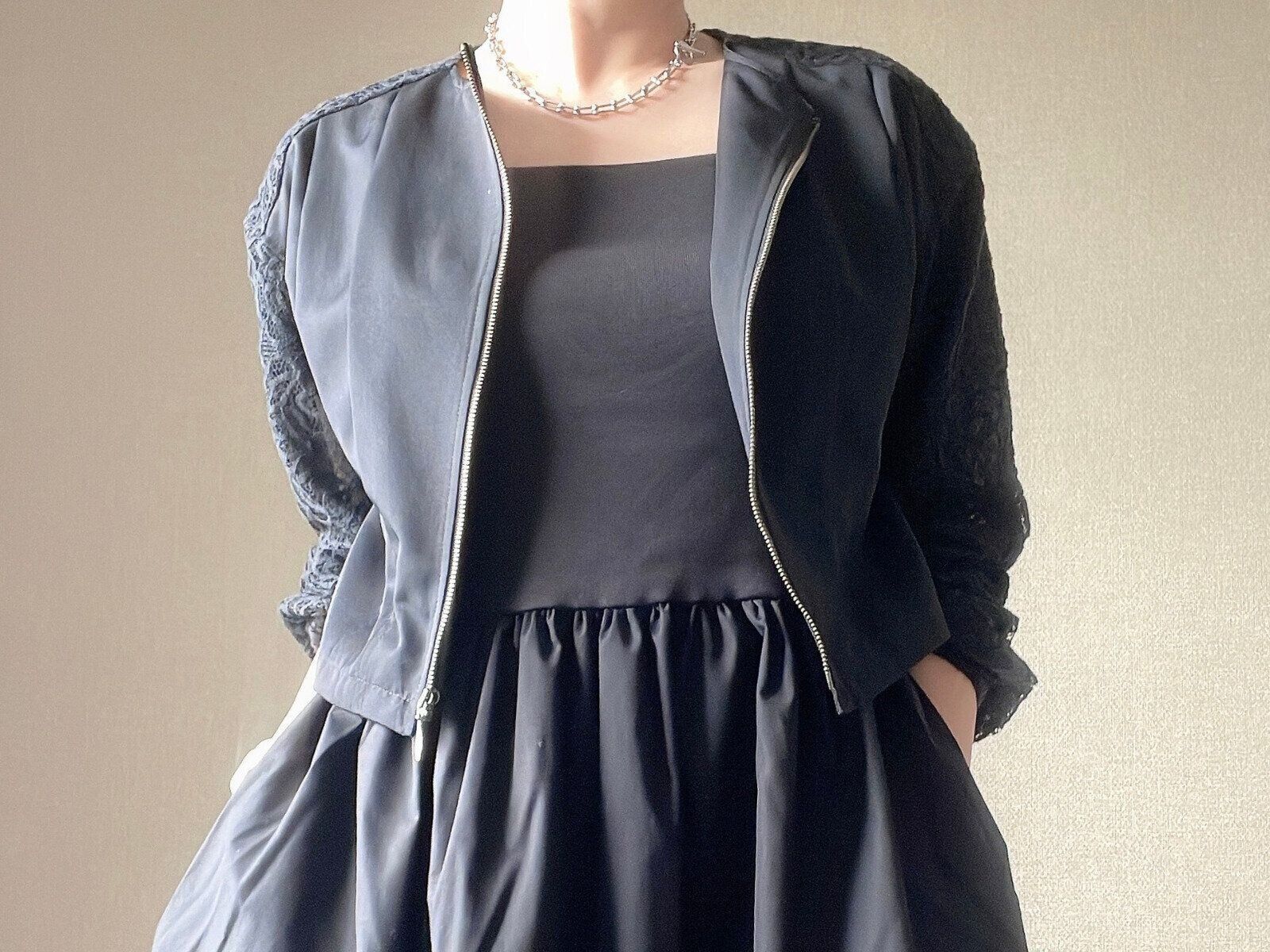 ユニクロ　ラクに着れるワンピース