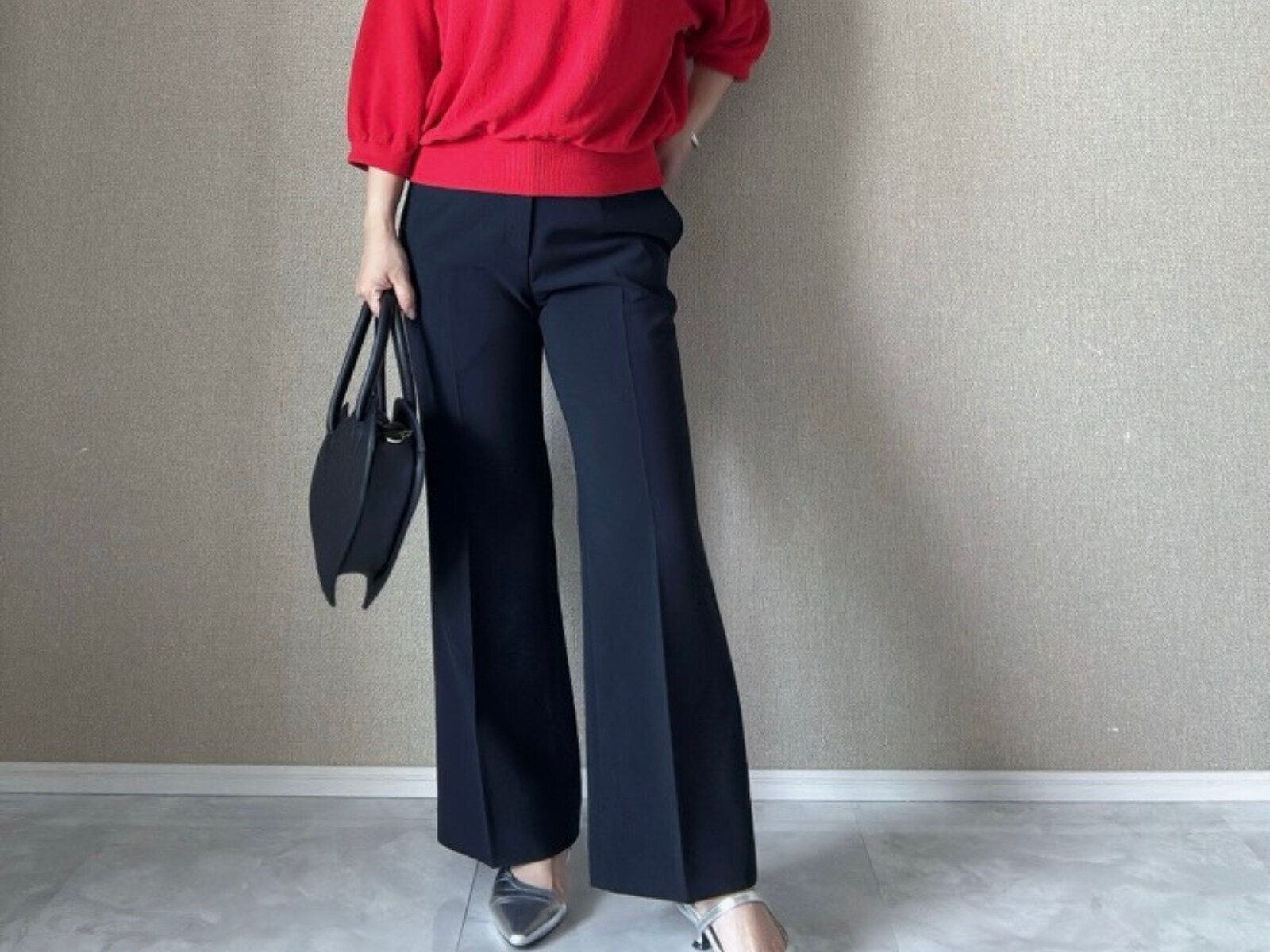 ユニクロ　スマートフレアパンツ