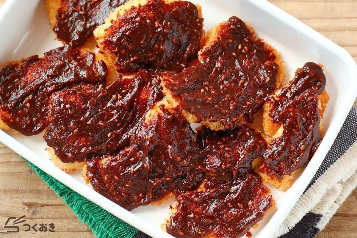 鶏むね肉のみそかつ