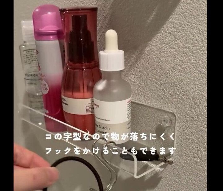 【無印良品】買ってよかった!壁に付けられるアクリルディスプレイコの字型