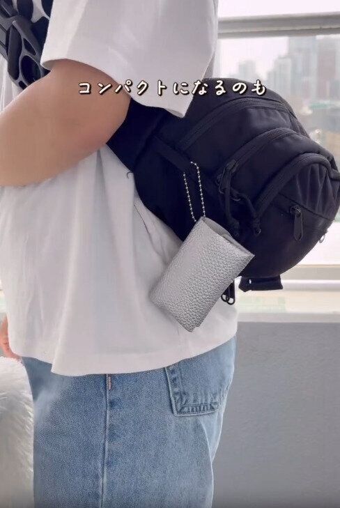 【セリア】コンパクトでカバンにつけても邪魔にならない