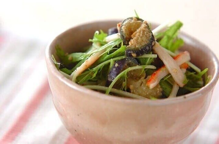 ナスのゴマ和え